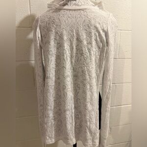 The Buckle long sleeve white lace semi sheer top. Size XS  NWOT